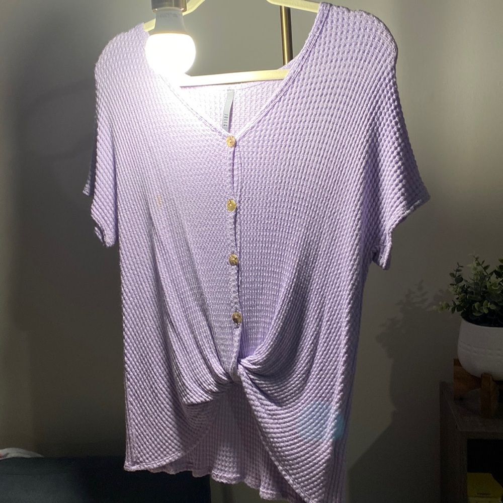 Purple light weight blouse